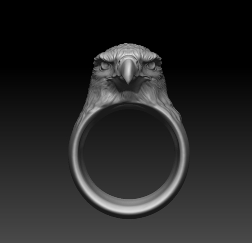 Falcon ring 2 3D Print 505147