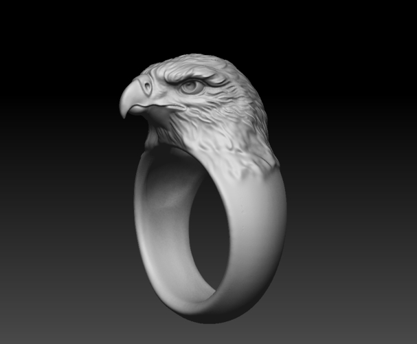 Falcon ring 2 3D Print 505151