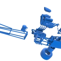 Front engine dragster with 2 V8 Version 2 Scale 1:25 - Thumbnail 16