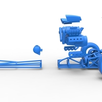 Front engine dragster with 2 V8 Version 2 Scale 1:25 - Thumbnail 19