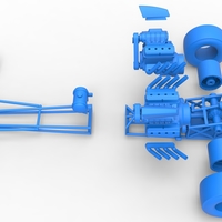 Front engine dragster with 2 V8 Version 2 Scale 1:25 - Thumbnail 20