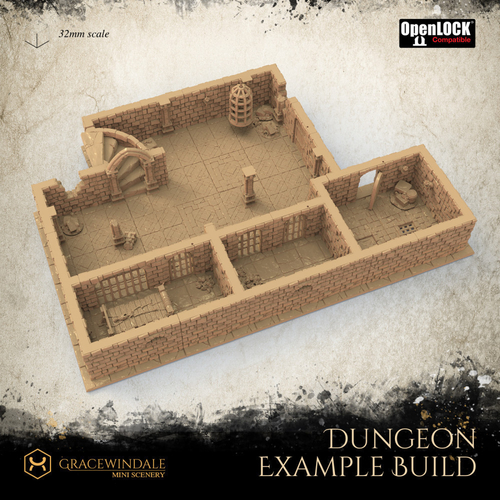 Dungeon Tiles Set 3D Print 505180