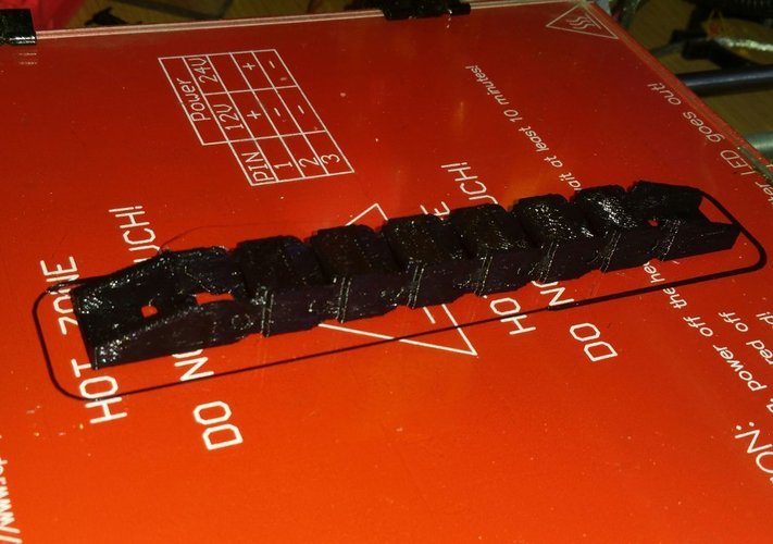 Drag Chain with mounts 3D Print 50524