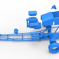 Front engine old school three wheeled dragster 1:25 - Thumbnail 19