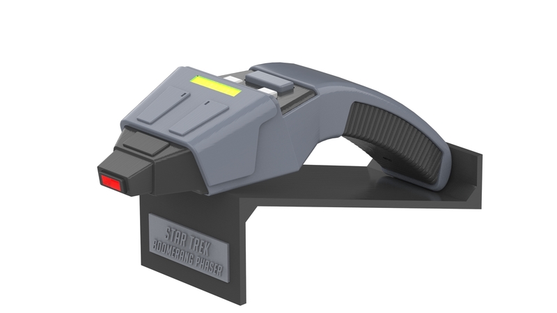  Boomerang Phaser - Star Trek - Printable 3d model - STL files