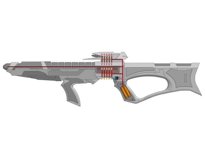 EVA Phaser Rifle - Star Trek First Contact - STL  3D Print 505309