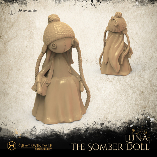 Luna, The Somber Doll 3D Print 505334