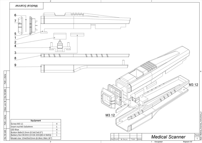 Medical Scanner Tool - Star Trek - STL 3D Print 505423