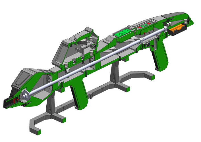 The Next Generation Type 3 Phaser Rifle - Star Trek  3D Print 505426