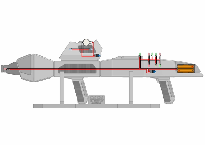 The Next Generation Type 3 Phaser Rifle - Star Trek  3D Print 505439