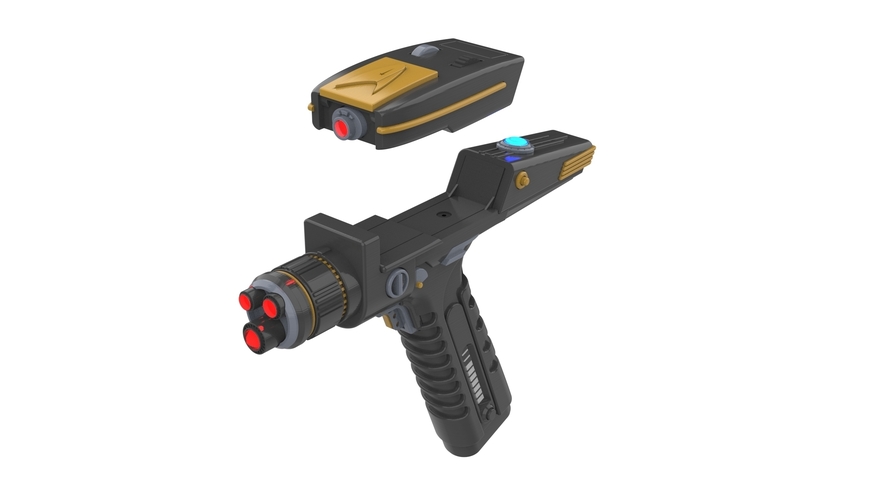 Discovery Phaser - Star Trek - STL 3D Print 505446