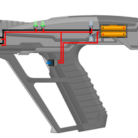 Picard Phaser - Star Trek - Printable 3d model - STL - Thumbnail 1