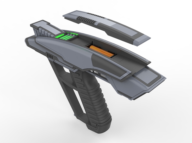 Picard Phaser - Star Trek - Printable 3d model - STL 3D Print 505465