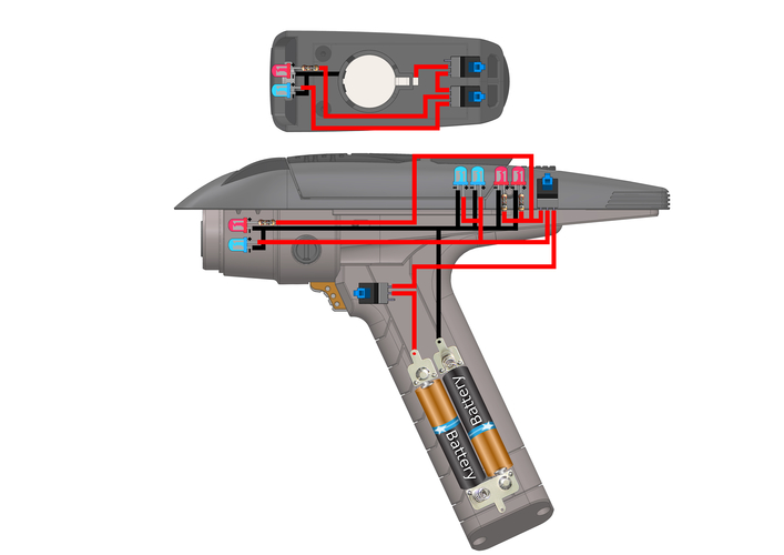 SEC 31 Phaser - Star Trek - Printable model - ST 3D Print 505497