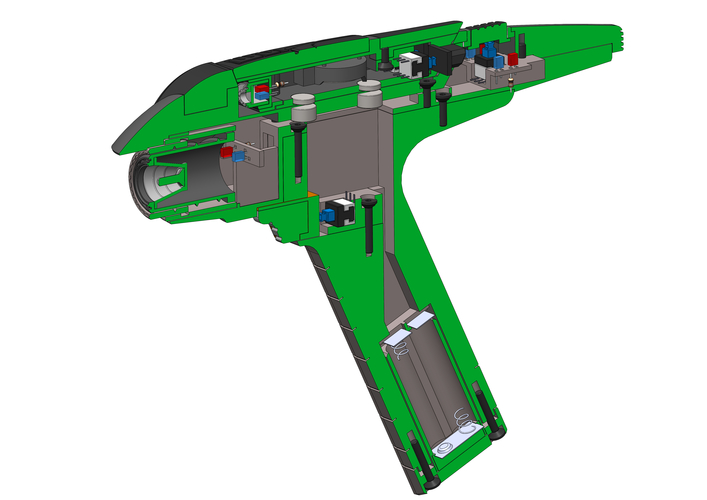 SEC 31 Phaser - Star Trek - Printable model - ST 3D Print 505498