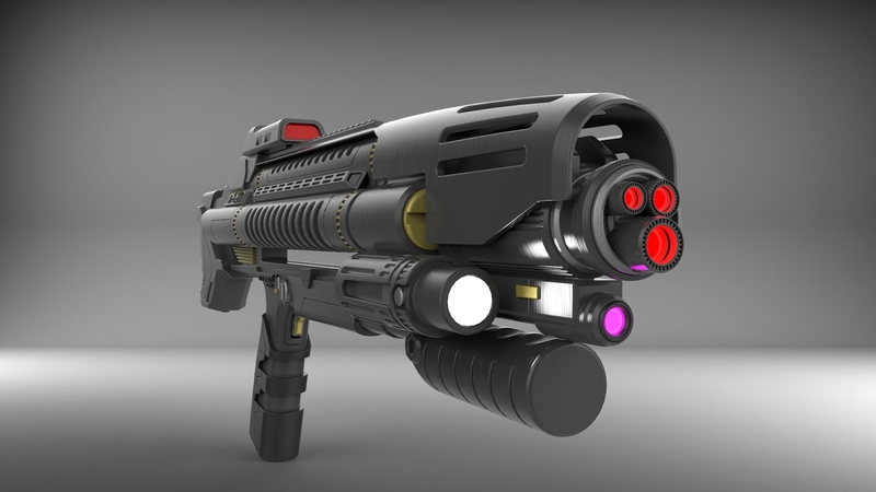 Starfleet Rifel Starfleet Phaser Rifle - Star Trek Discovery - STL - Pinshape