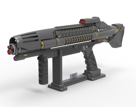 Pin Starfleet Phaser Rifle - Star Trek Discovery -  STL 3D Printing 505547