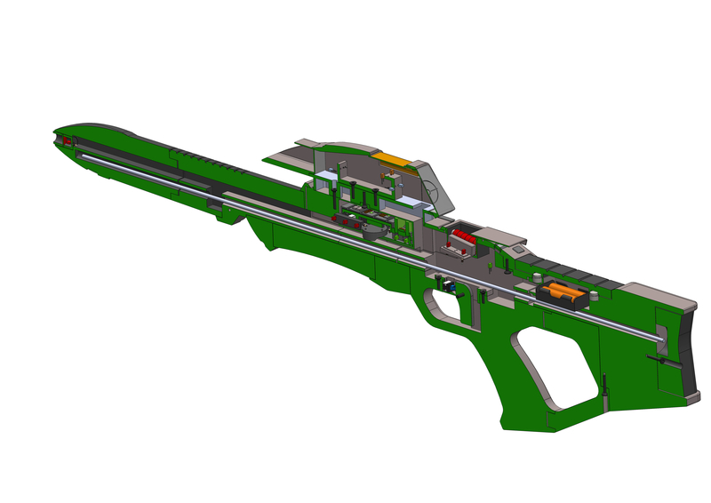 Type 3B Phaser Rifle - Star Trek First Contact - STL - Pinshape