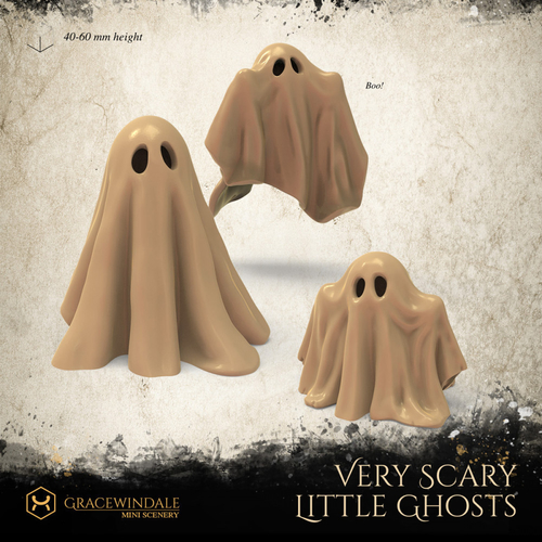 Little Ghost Family 3D Print 505717