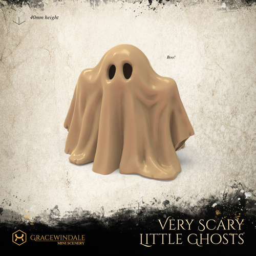 Little Ghost Family 3D Print 505719