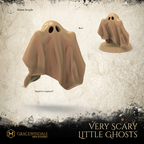 Little Ghost Family 3D Print 505720