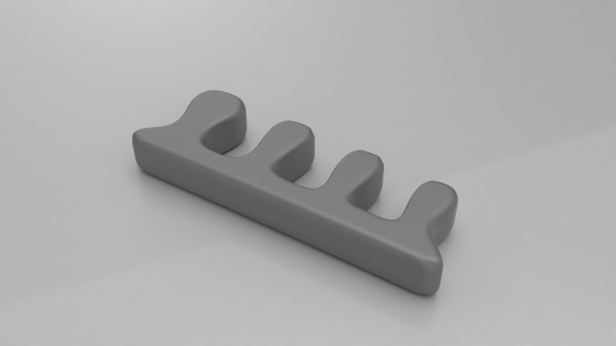 3D Printed Toe spacer by jolu | Pinshape