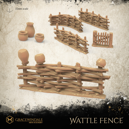 Wattle Fence 3D Print 505730