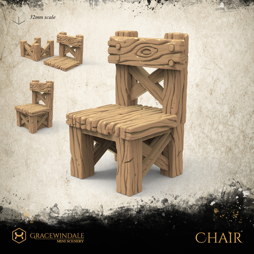 Simple Chair 3D Print 505767