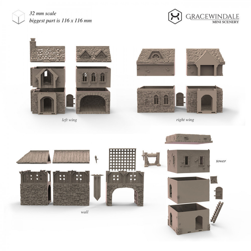 Barracks 3D Print 505775