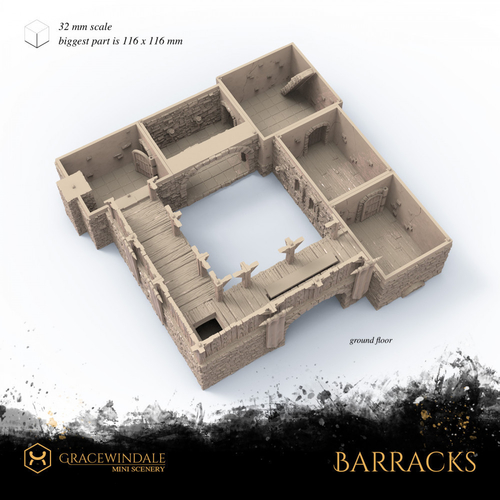 Barracks 3D Print 505777