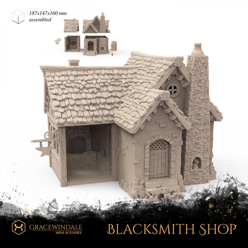 Blacksmith Shop 3D Print 505860
