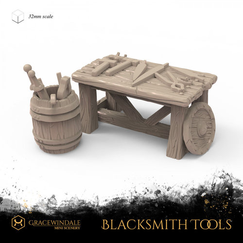 Blacksmith Tools 3D Print 505862