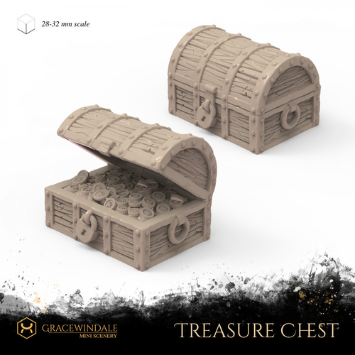 Treasure Chest 3D Print 505878