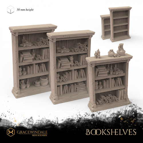 Bookshelves 3D Print 505881