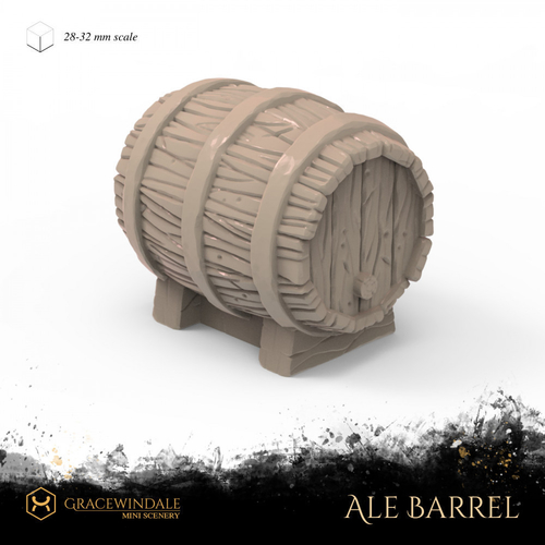 Ale Barrel 3D Print 505882