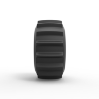 Diecast dirt dragster rear tire 7 Scale 1:25 - Thumbnail 4