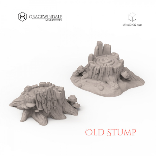 Old Stump 3D Print 505988