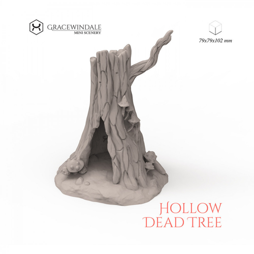 Hollow Dead Tree 3D Print 505991