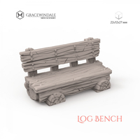 Small Log Bench 3D Printing 505993