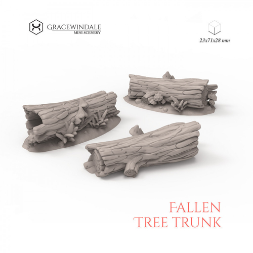 Fallen Tree Trunk 3D Print 505994