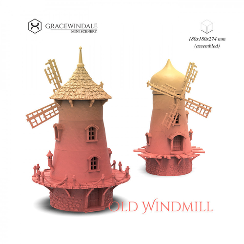 Old Windmill 3D Print 506076