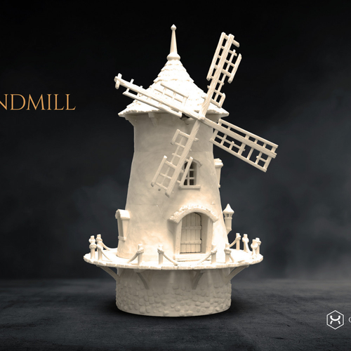 Old Windmill 3D Print 506078