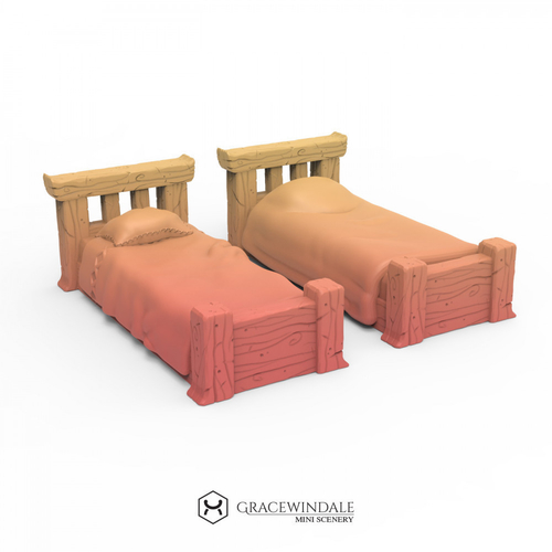 Tavern Furniture and Props Set 3D Print 506094