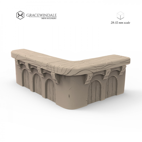 Tavern Furniture and Props Set 3D Print 506100