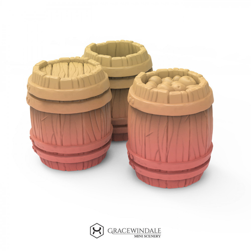 Tavern Furniture and Props Set 3D Print 506101