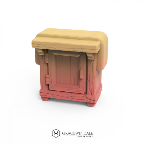 Tavern Furniture and Props Set 3D Print 506114