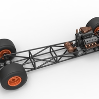 Diecast Front engine AWD dragster Scale 1:25 - Thumbnail 3
