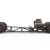 Diecast Front engine AWD dragster Scale 1:25 - Thumbnail 8