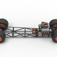Diecast Front engine AWD dragster Scale 1:25 - Thumbnail 9