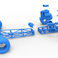 Diecast Front engine AWD dragster Scale 1:25 - Thumbnail 15